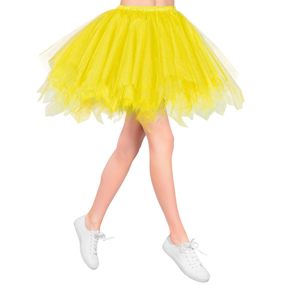 Gonna cm.40 Giallo Fluorescente