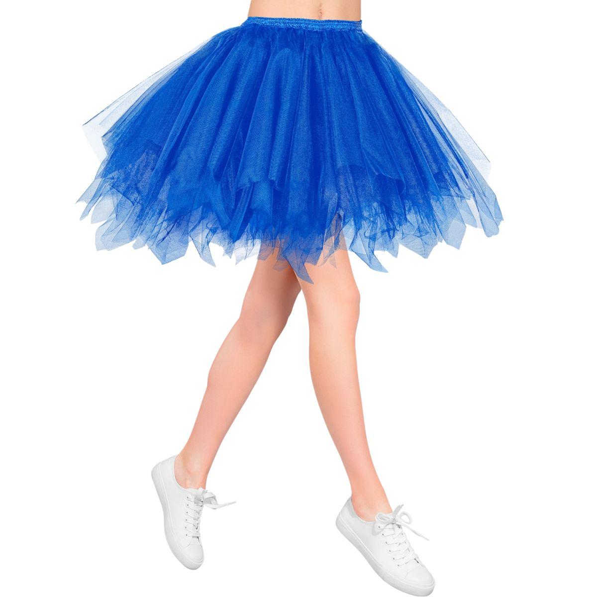 Gonna cm.40 Blu Fluorescente