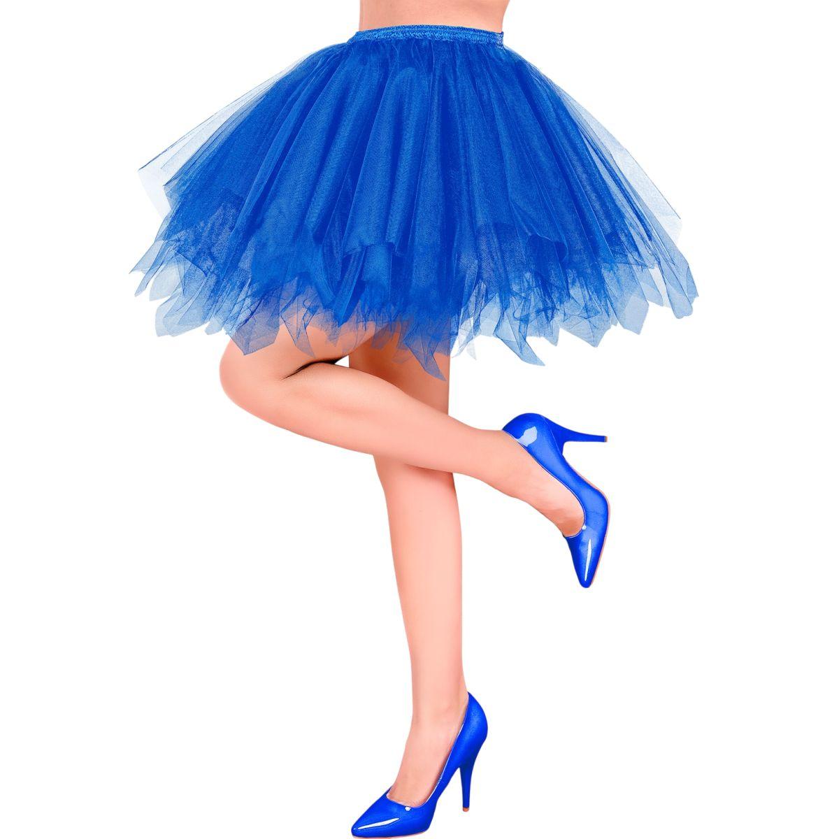 Gonna cm.40 Blu Fluorescente