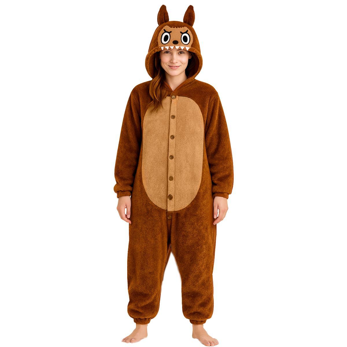 Costume Lulu Monster Marrone |Donna_TN_09926