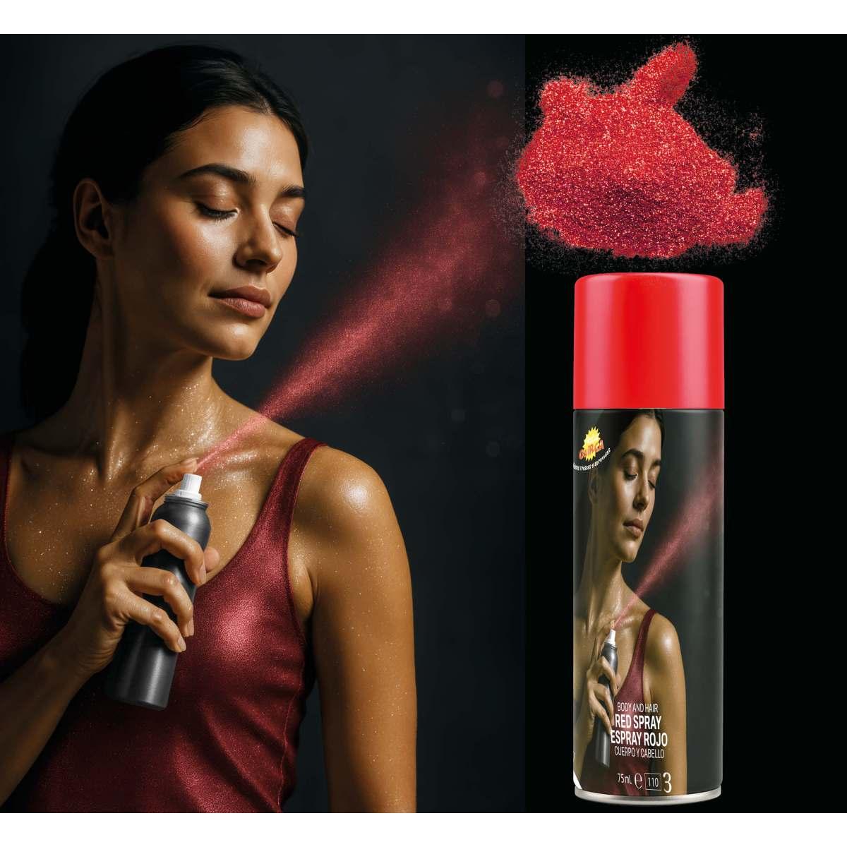 Trucco Spray Corpo Rosso Ml.75 |Guirca