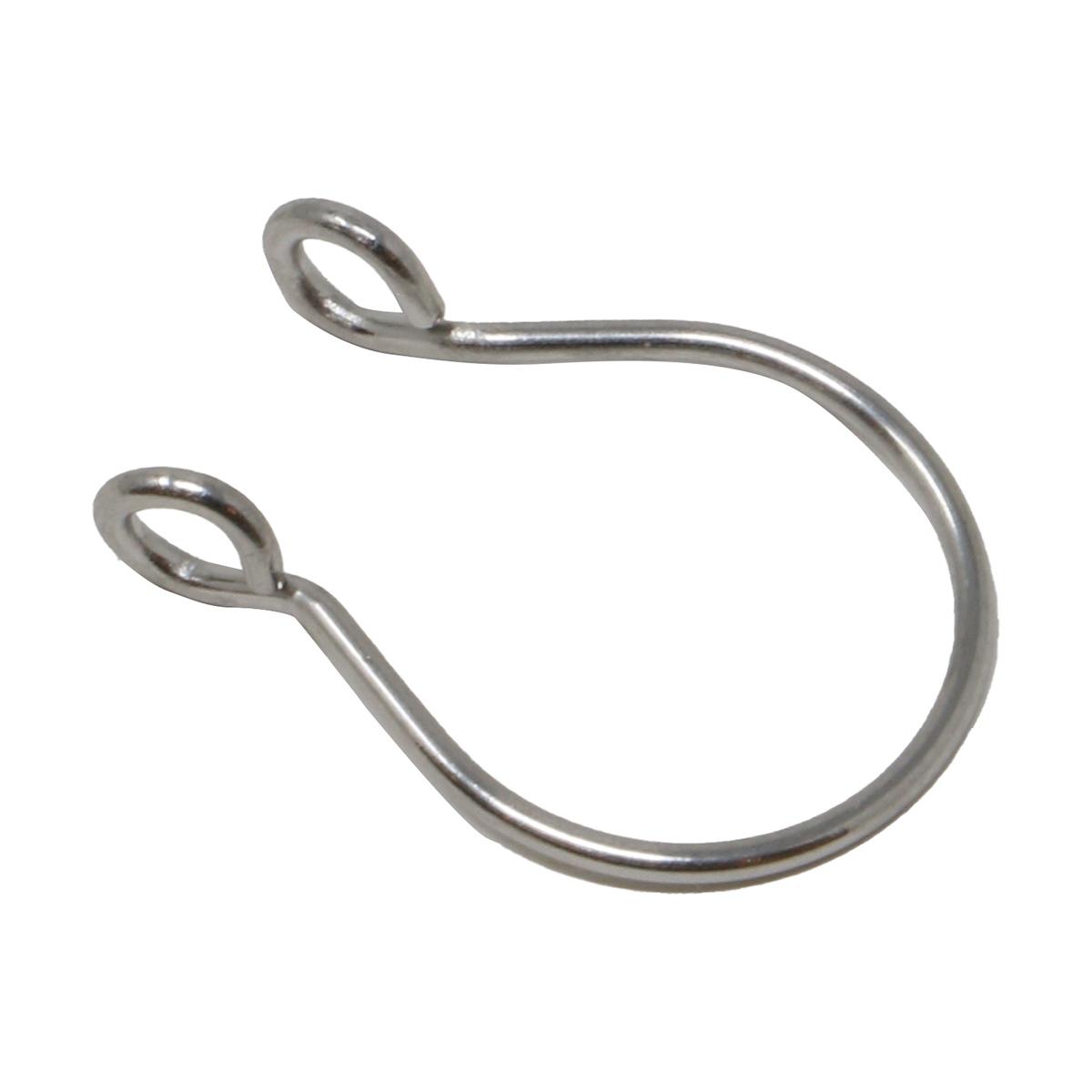 Piercing metallici argento 6 pz