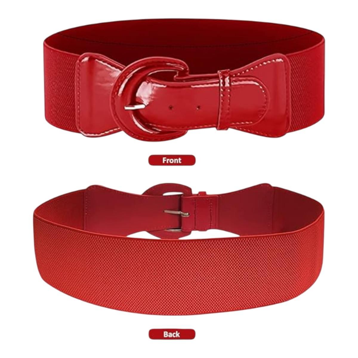 Cintura Rossa Con Elastico E Fibia Anni 50 |M2 Store