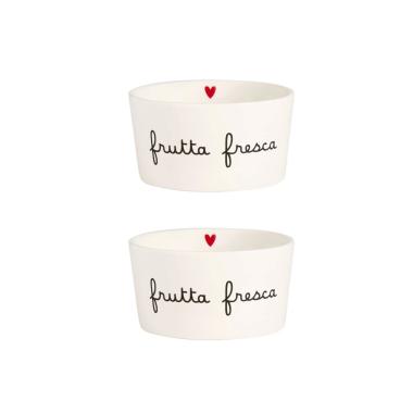 Ciotola Cucina Ceramica Simple Day "Frutta Fresca" pz.2
