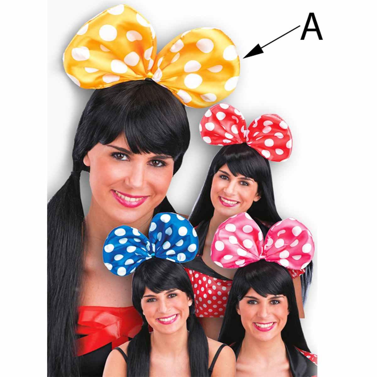 Cerchietto Topolina Con Fiocco 4 Colori |Carnival Toys