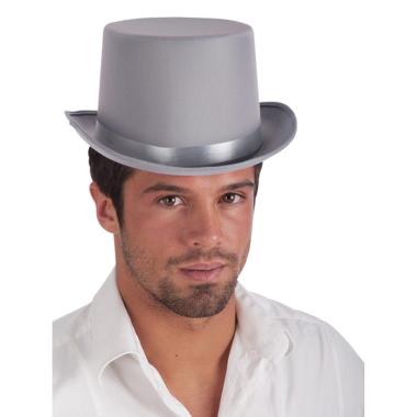 Cappello Cilindro Lusso Grigio |Carnival Toys