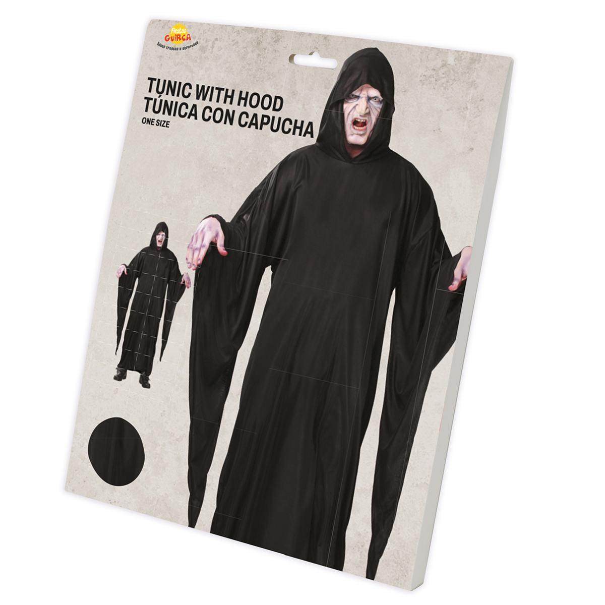 Costume tunica morte con cappuccio