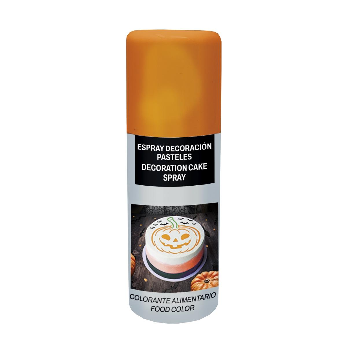 Spray decorazione torte arancione 100 ml