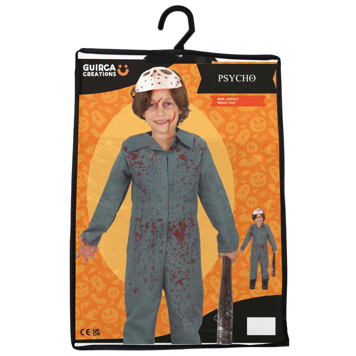 Costume tuta psicopatico con maschera