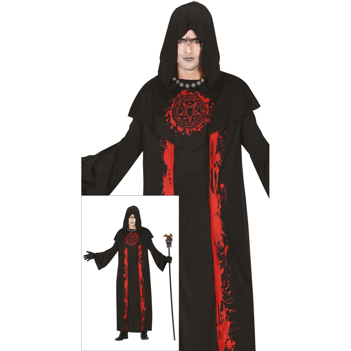 Costume tunica satanica con decori