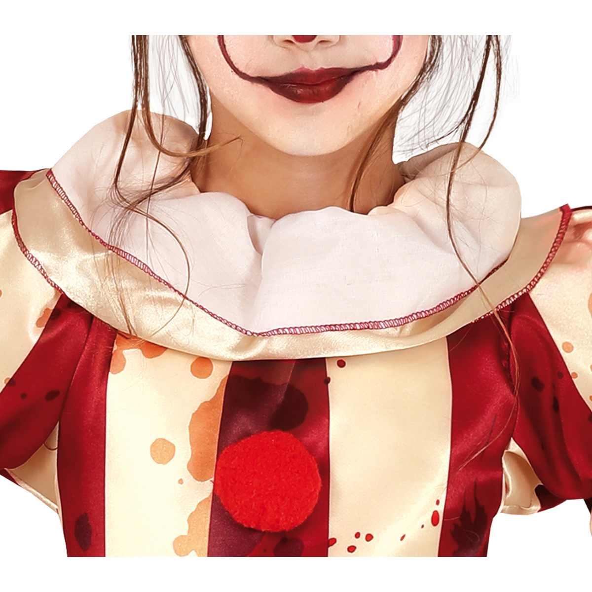 Costume clown modello a strisce