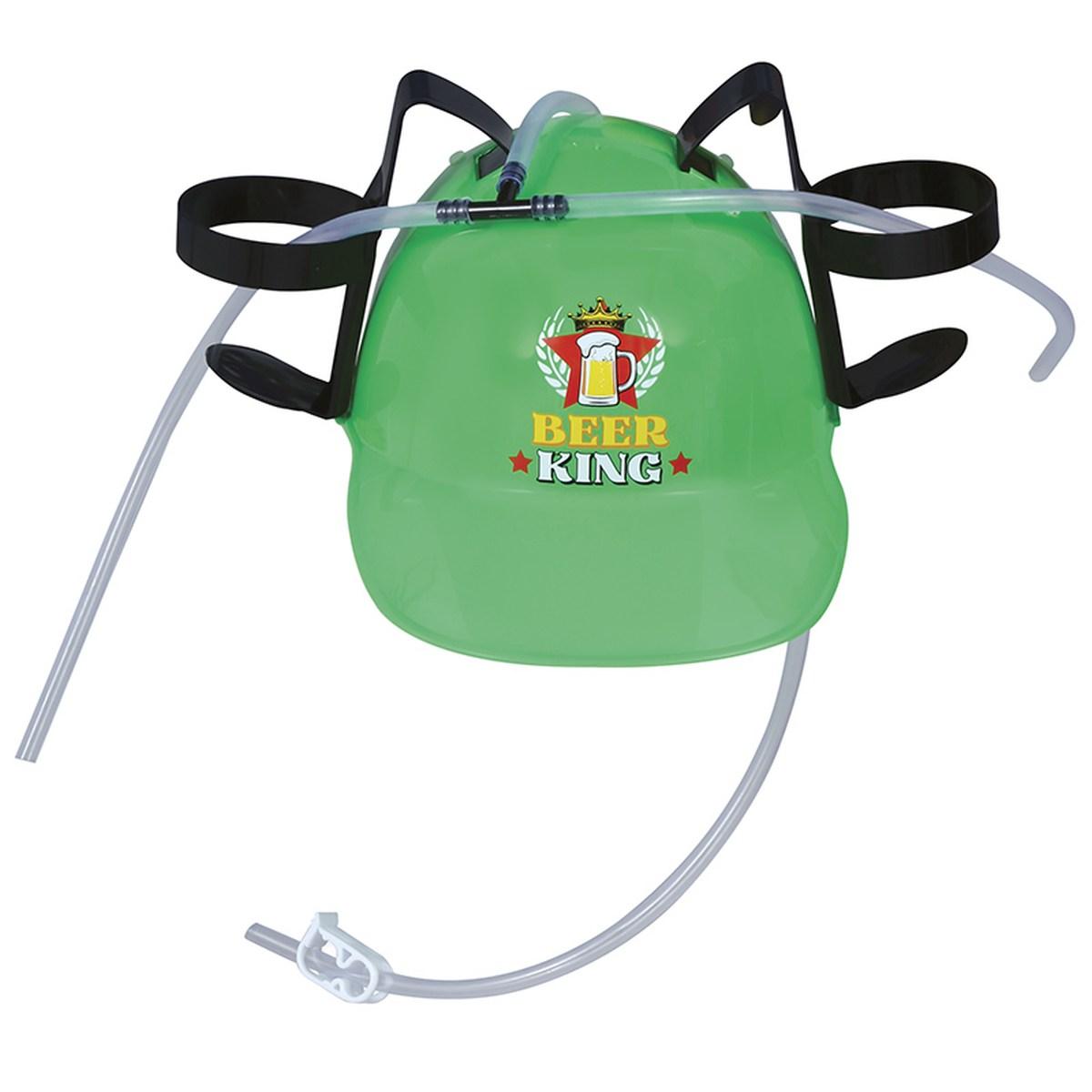 Casco portabibite verde