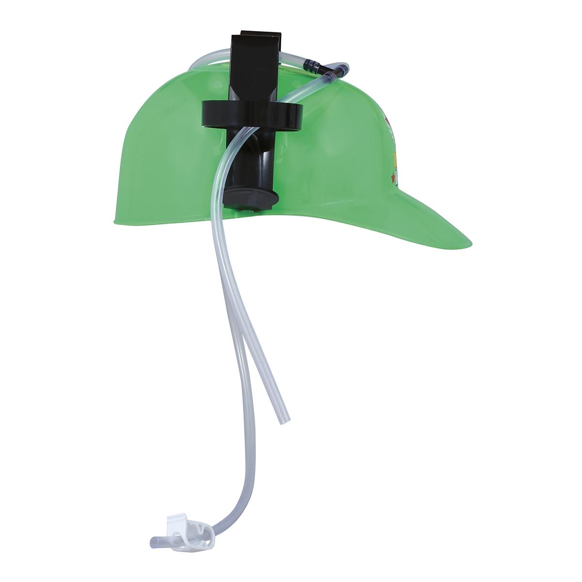 Casco portabibite verde
