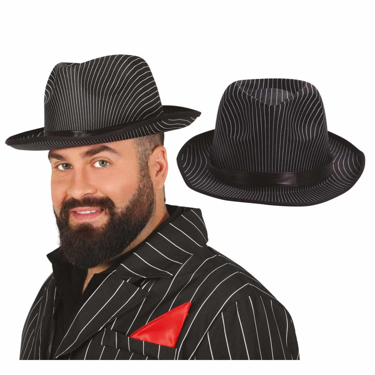 Cappello borsalino gangster gessato