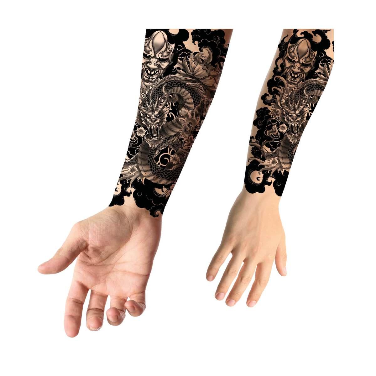 Tatuaggi rimovibili corpo drago