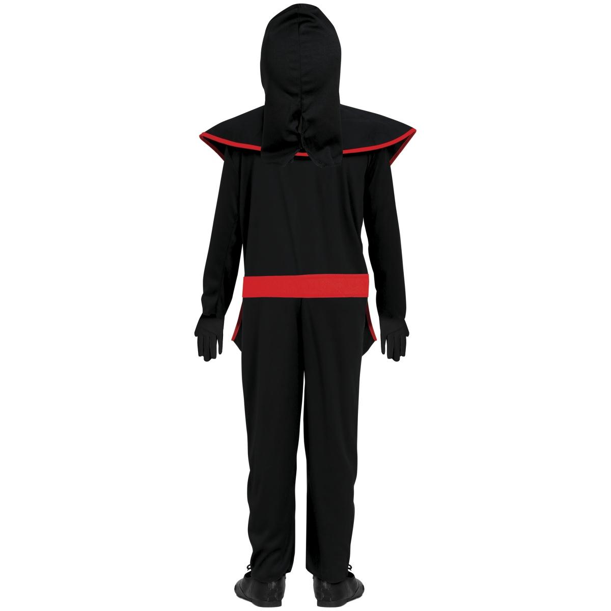 Costume ninja nero rosso