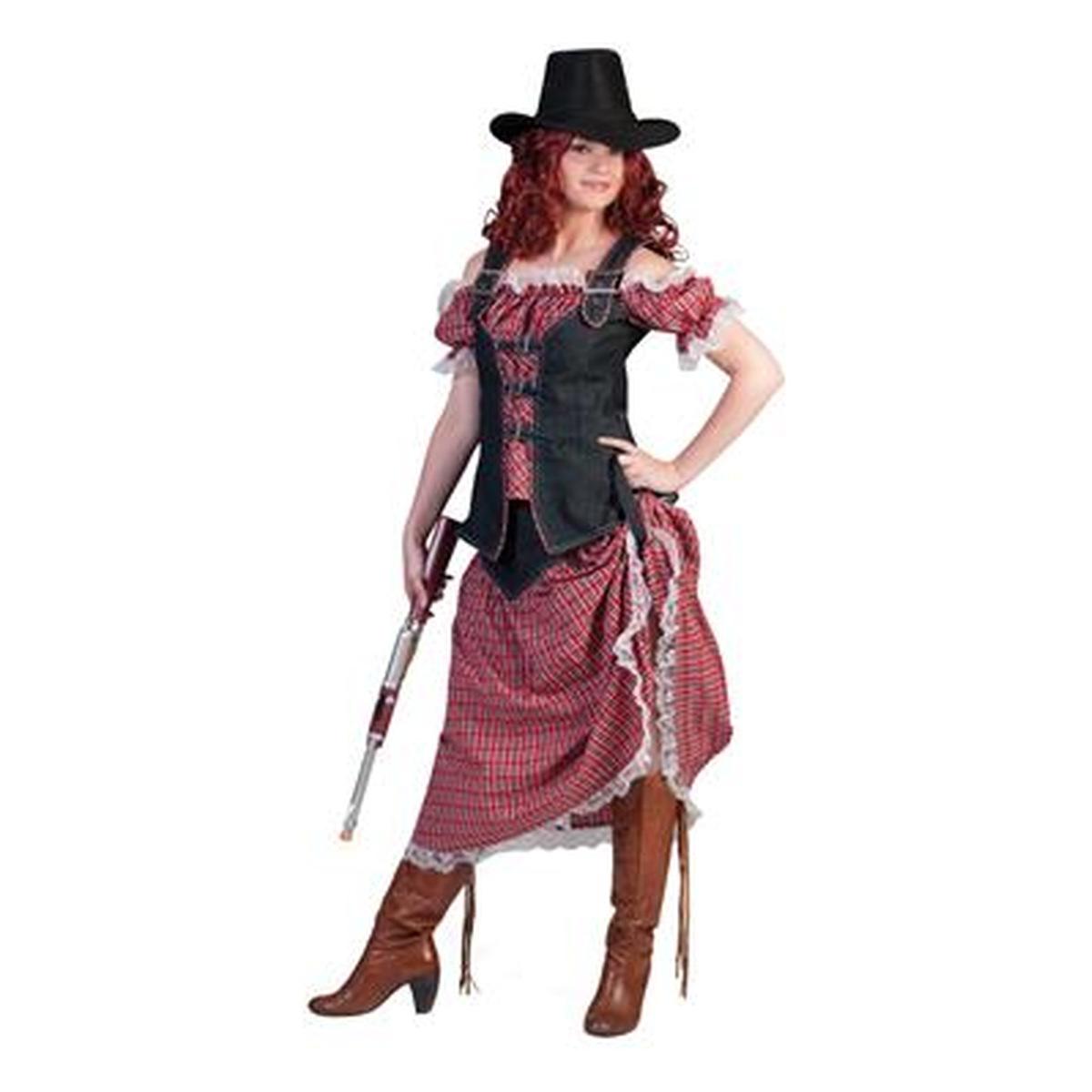 Costume cowgirl ranger lungo denim