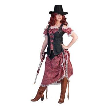 Costume cowgirl ranger lungo denim