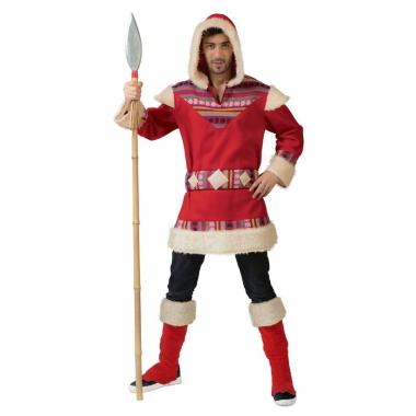 Costume eschimese rosso