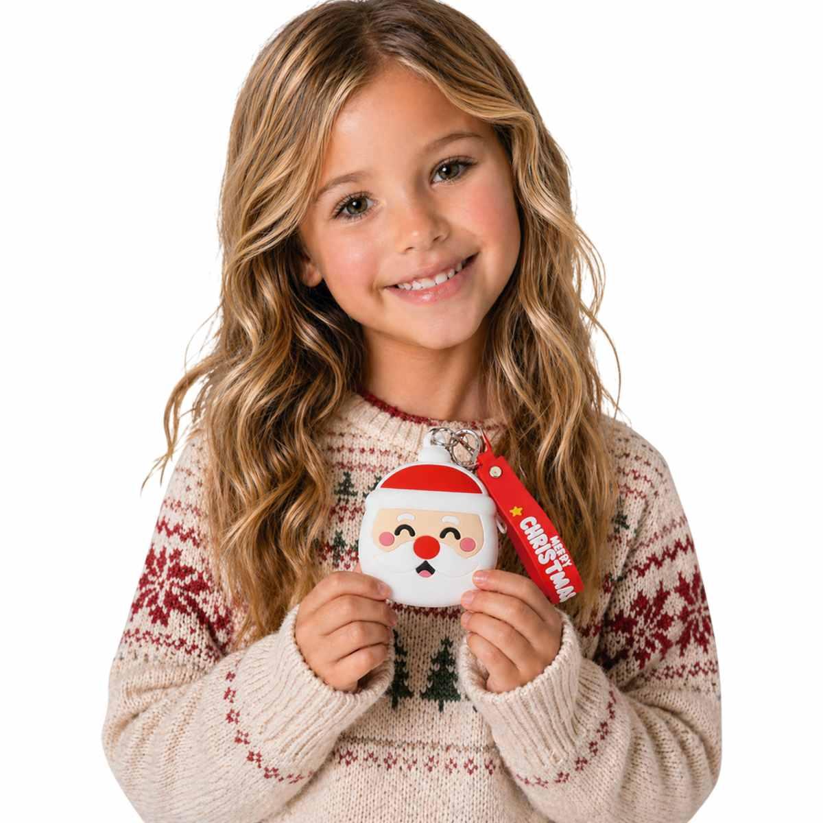 Porta monete xmas babbo natale bambini