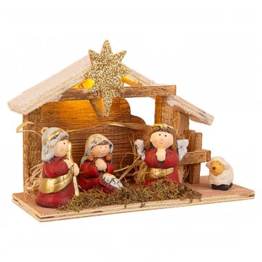 Natività Bizzotto baby con capanna e led