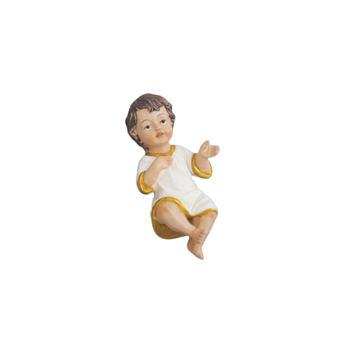 Statua Euronatale 14,5 cm gesù bambino senza culla
