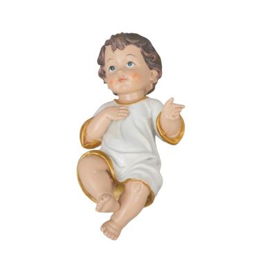Statua Euronatale 27 cm gesù bambino senza culla