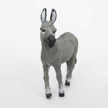 Animale presepe asino in piedi per presepe 12 x 9 cm Euronatale