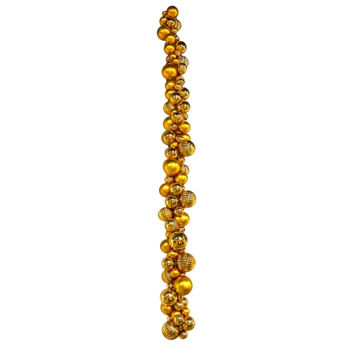 Pallina natalizia pvc oro grappolo Set 100 pz