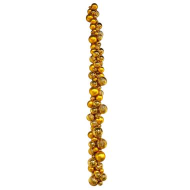 Pallina natalizia pvc oro grappolo Set 100 pz