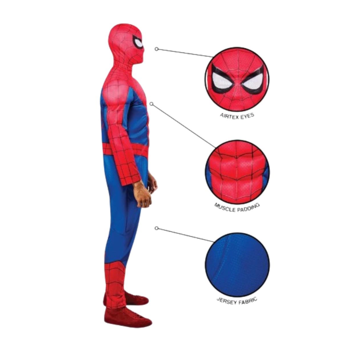 Costume spiderman deluxe |Uomo