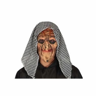 Maschera viso lattice Befana fazzoletto