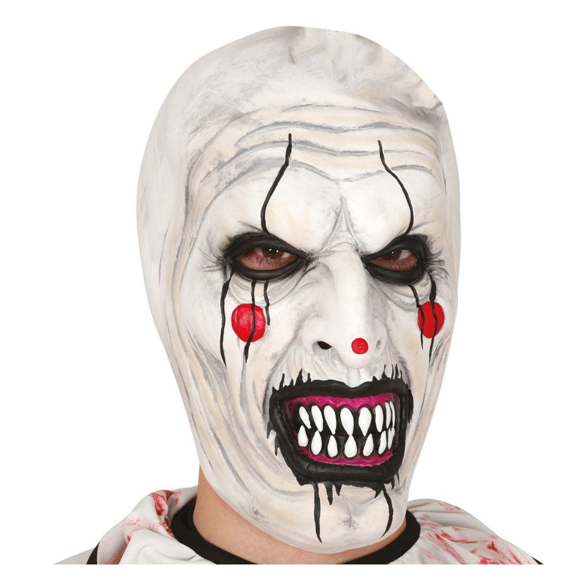 Maschera viso lattice horror clown assassino