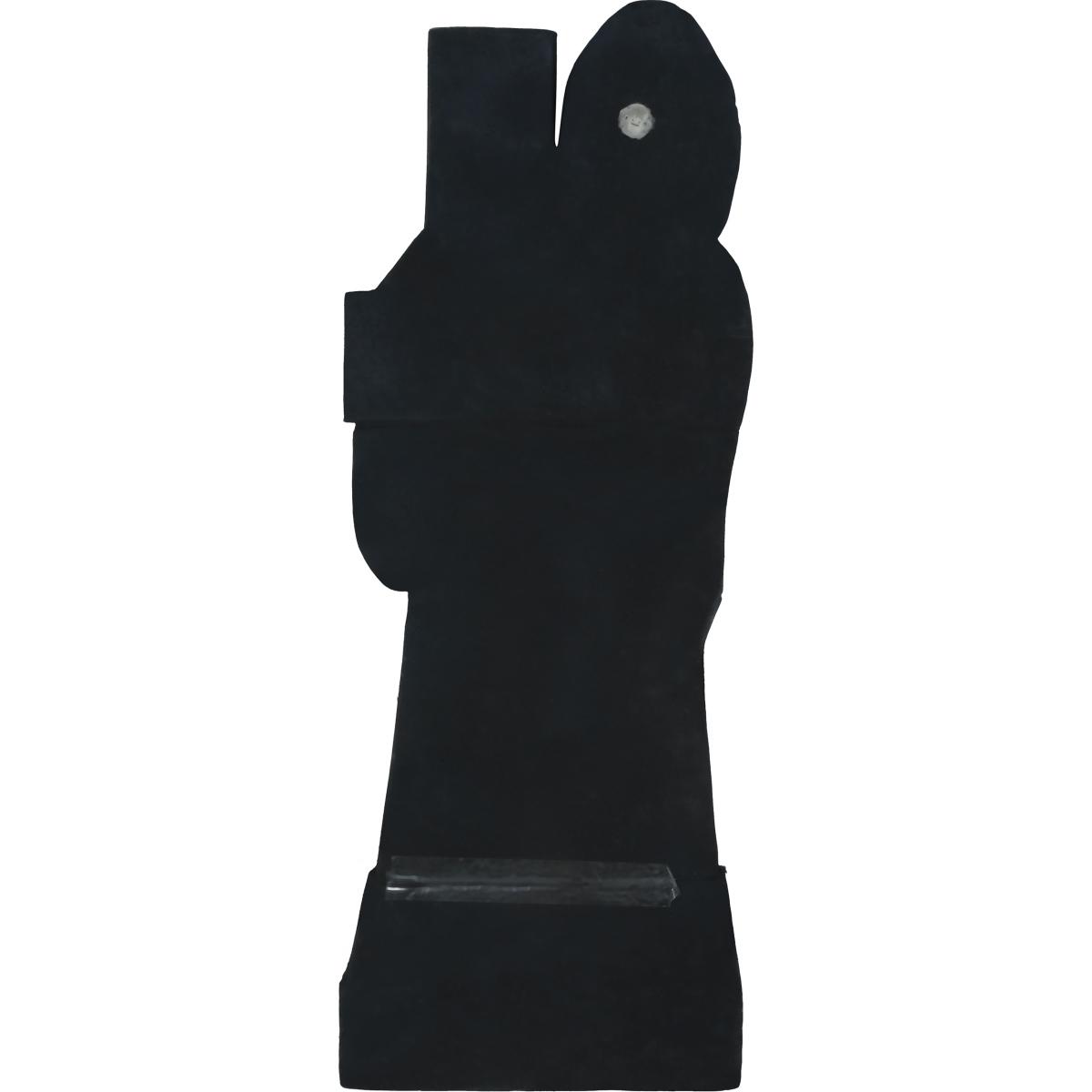 Lapide polisitirolo scheletro con croce luce 120 x 45 cm