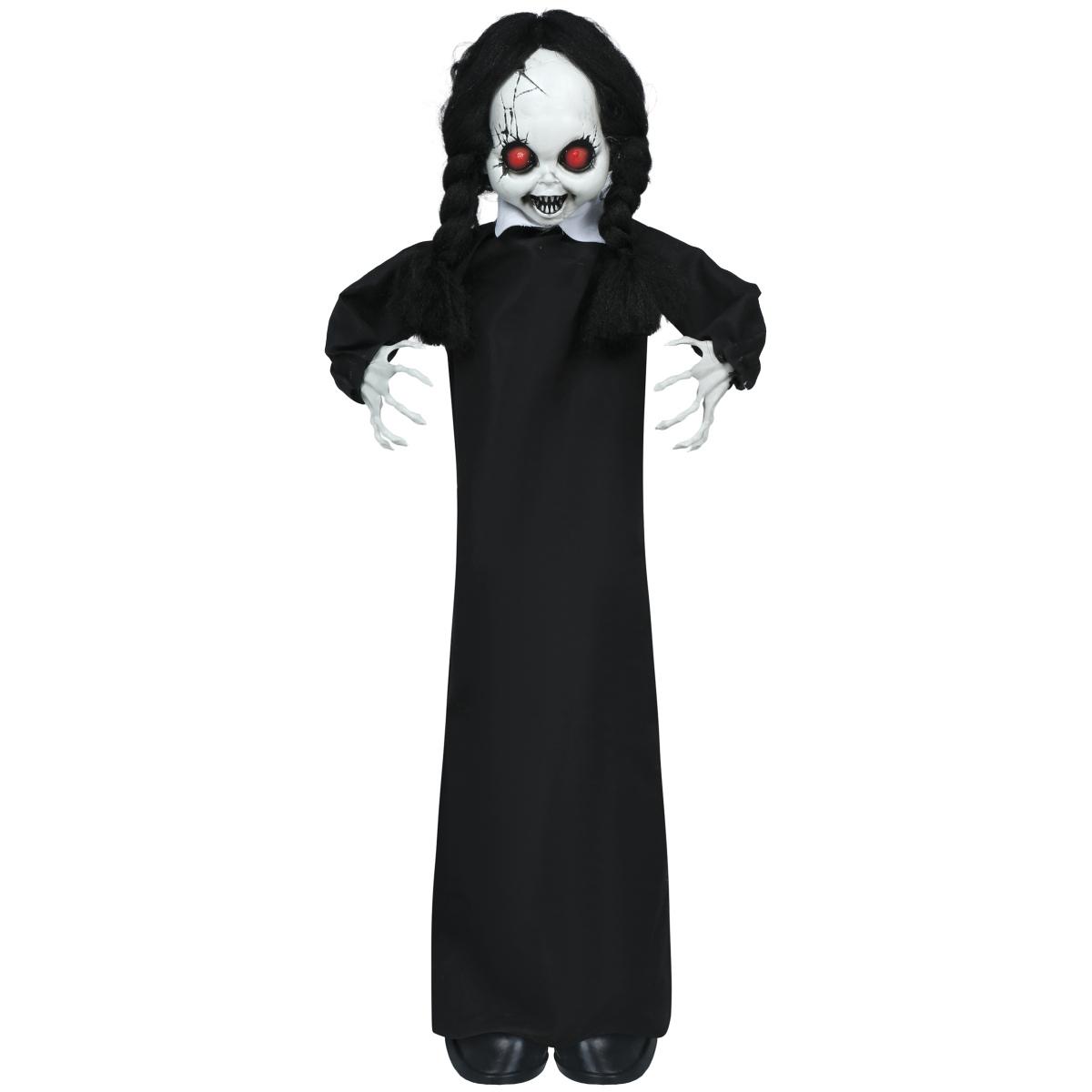 Bambola zombie luci movimento 95 cm