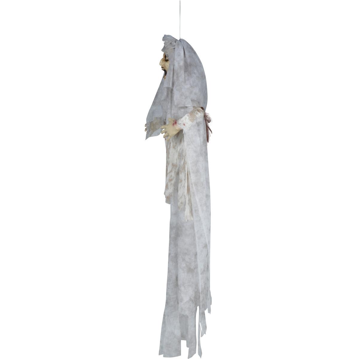 Sposa zombie cadavere luce suono movimento da appendere 168 cm