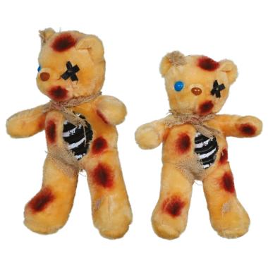 Pupazzo orso teddy zombie 31 cm