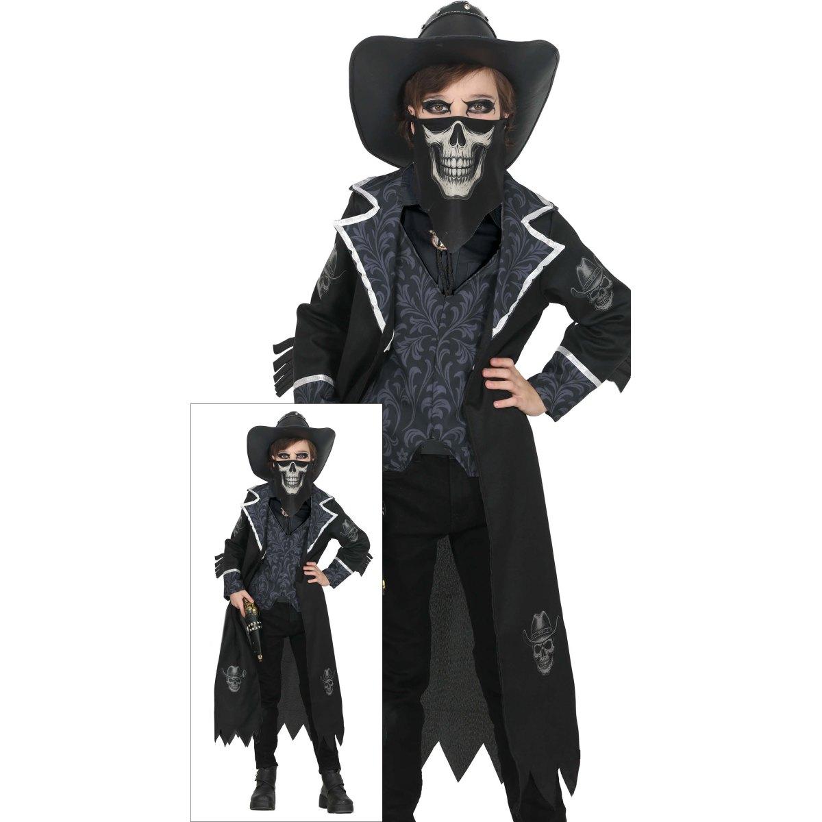 Costume cow boy gotico bambino