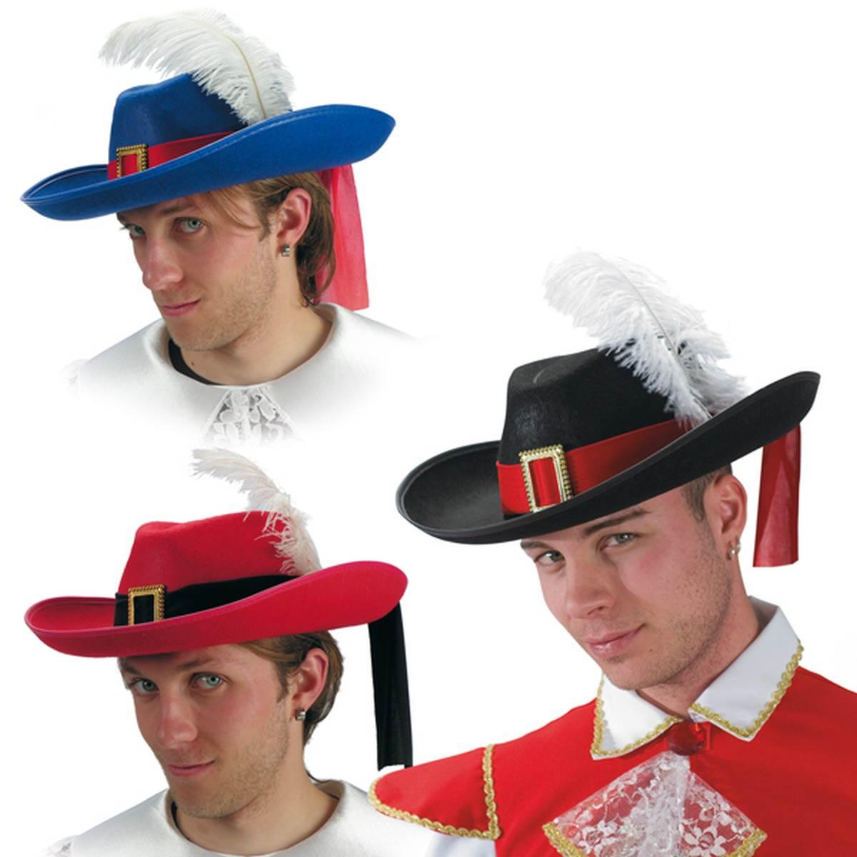 Cappello Moschettiere 3 Modelli |Carnival Toys