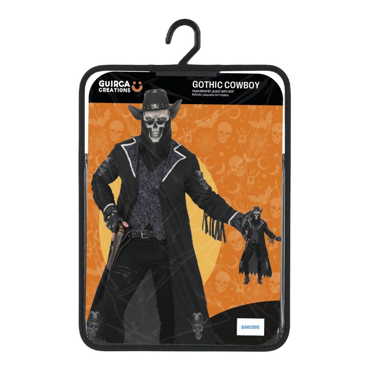 Costume cow boy gotico uomo