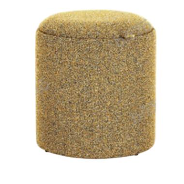 Pouf contenitore sasha senape 40 x 44 contenitore
