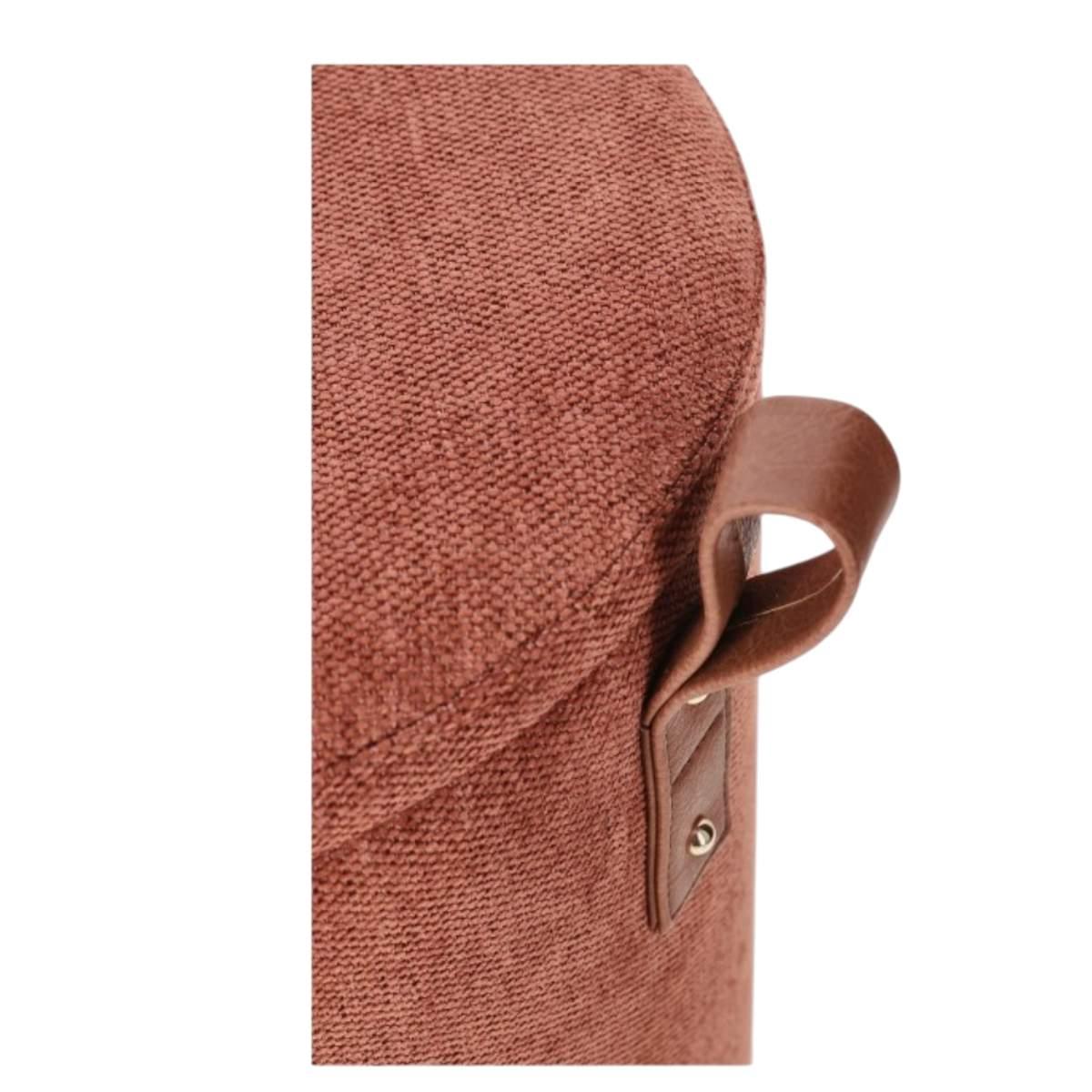 Pouf contenitore Katia terracotta 40 x 44 contenitore