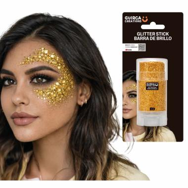 Trucco stick glitter oro