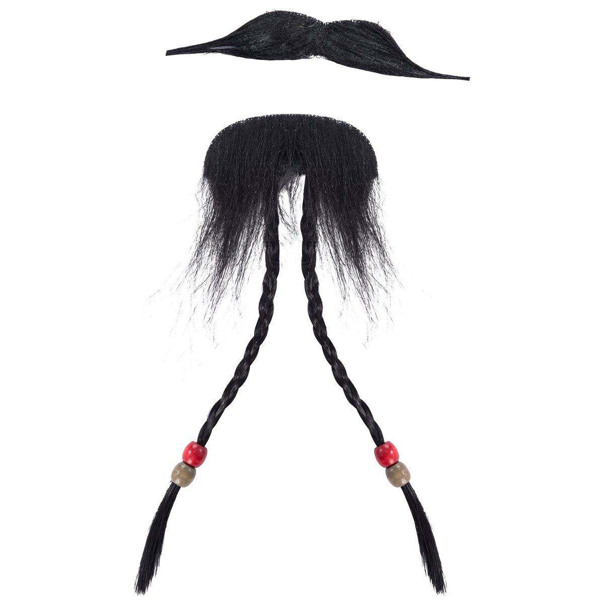 Baffi E Pizzetto Pirata Neri |Carnival Toys