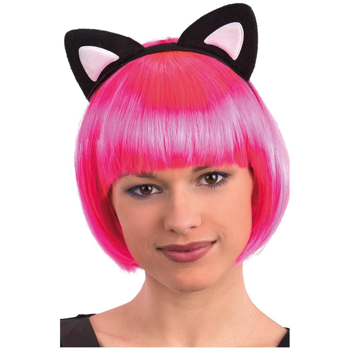 Cerchietto Gatto Nero Con Orecchie |Carnival Toys