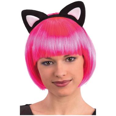 Cerchietto Gatto Nero Con Orecchie |Carnival Toys