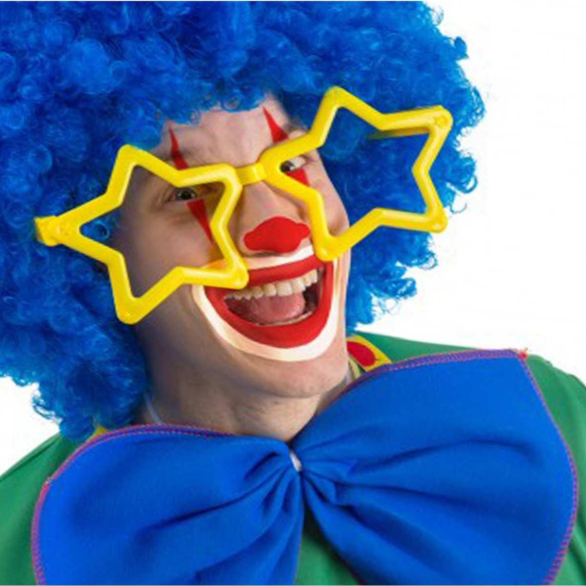 Occhiali Stella Maxi Rosso Senza Lenti |Carnival Toys