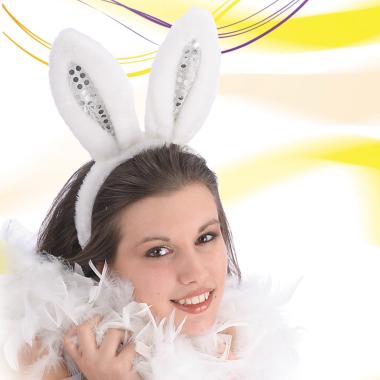 Cerchietto Coniglietta Bianco |Carnival Toys