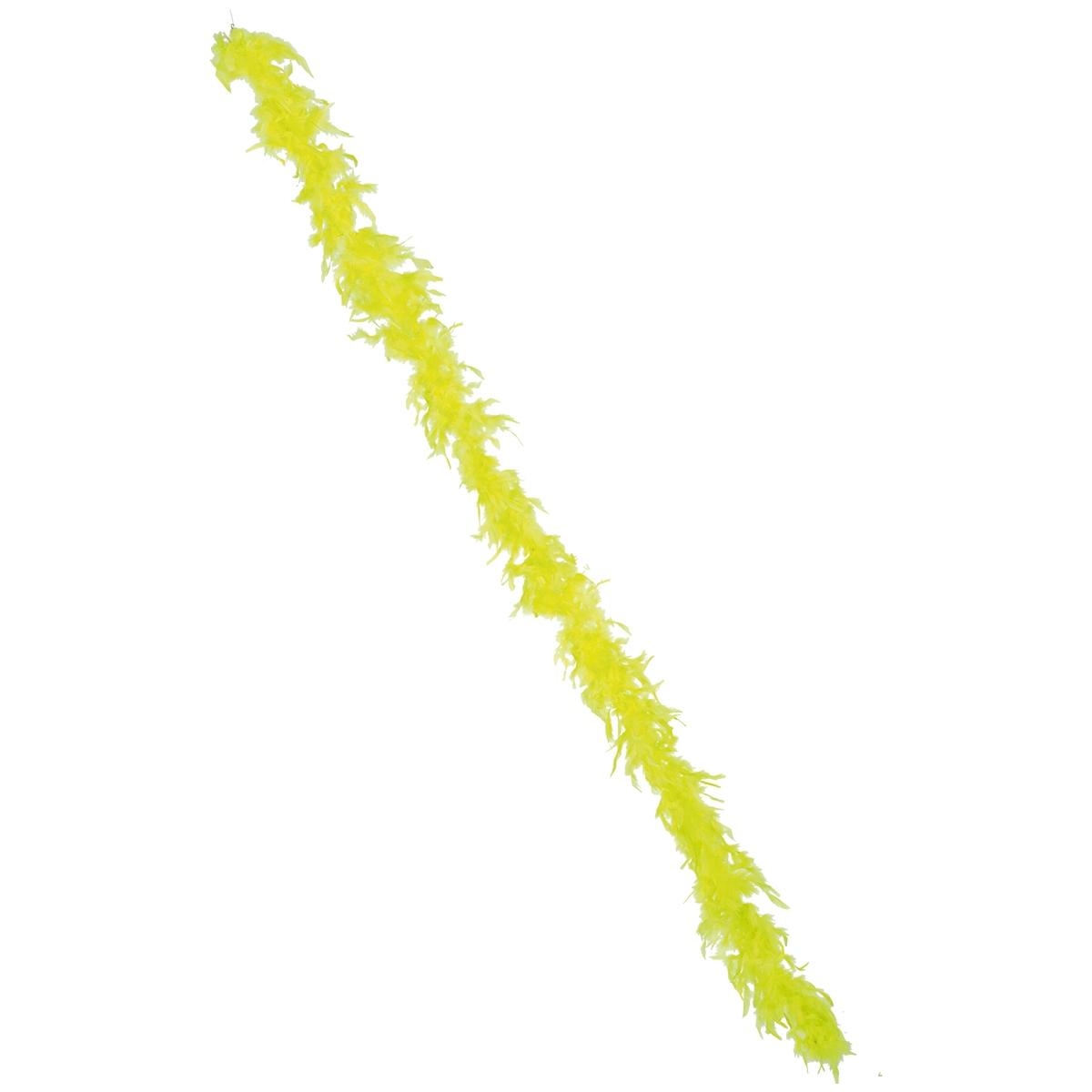 Boa Di Piume cm.180 Gr.40 Giallo Fluo |Carnival Toys