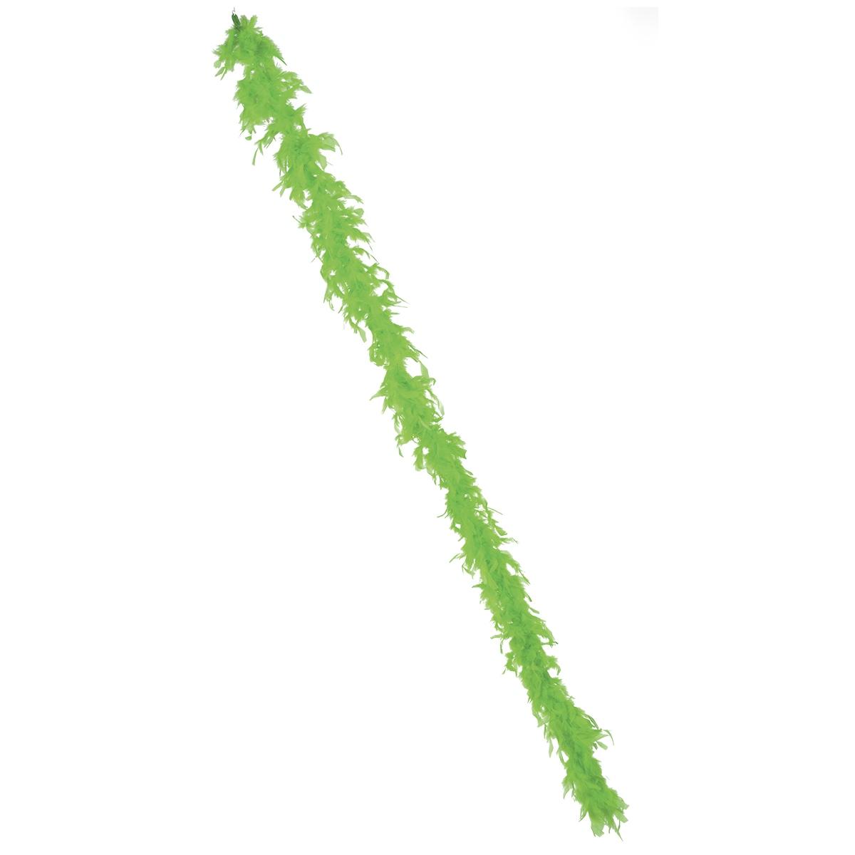 Boa Di Piume cm.180 Gr.40 Verde Fluo |Carnival Toys